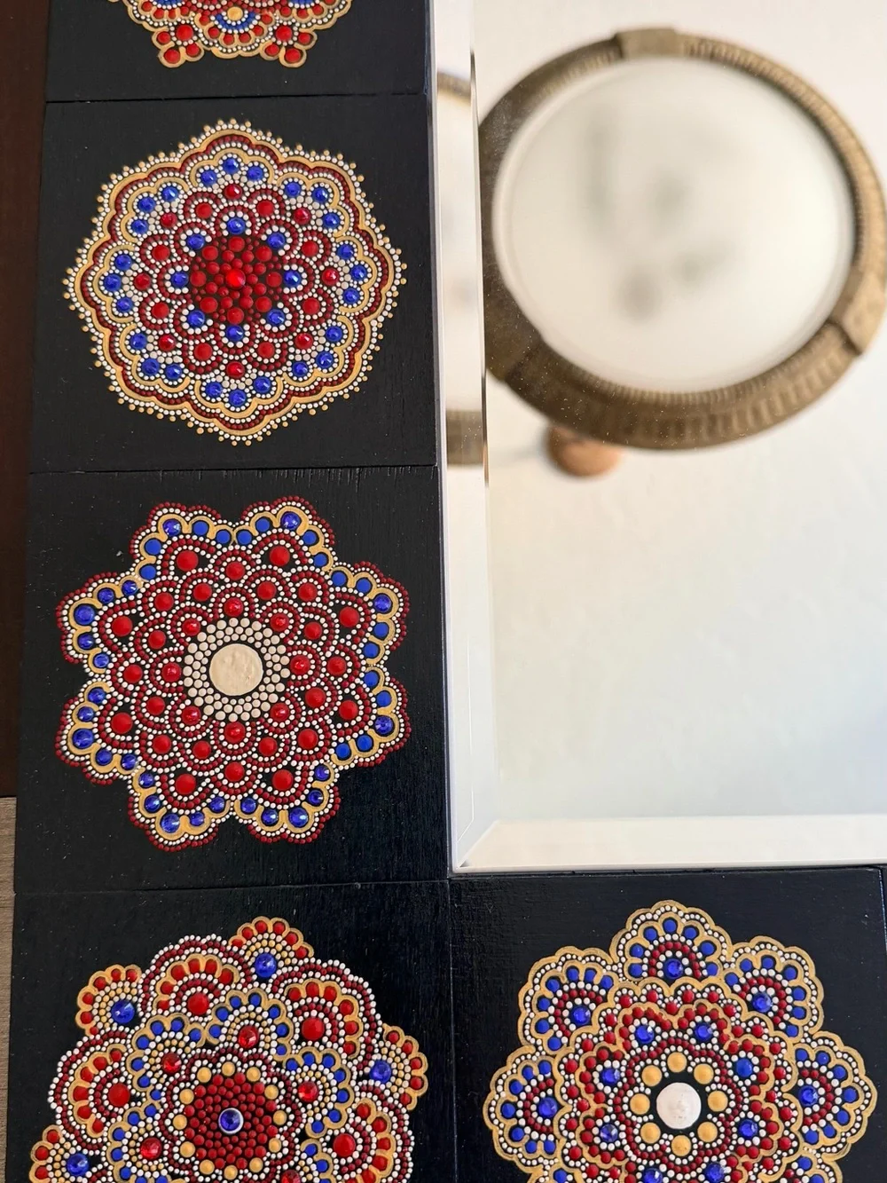 Diana’s Mandalas hand painted